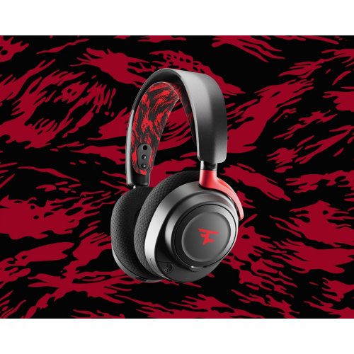 Купити Навушники SteelSeries Arctis Nova 7 Wireless Faze Clan (61556) Black/Red - ціна в Києві, Львові, Вінниці, Хмельницькому, Франківську, Україні | інтернет-магазин TELEMART.UA фото