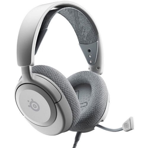 Купити Навушники SteelSeries Arctis Nova 1P (61612) White - ціна в Києві, Львові, Вінниці, Хмельницькому, Франківську, Україні | інтернет-магазин TELEMART.UA фото