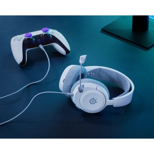 Купити Навушники SteelSeries Arctis Nova 1P (61612) White - ціна в Києві, Львові, Вінниці, Хмельницькому, Франківську, Україні | інтернет-магазин TELEMART.UA фото