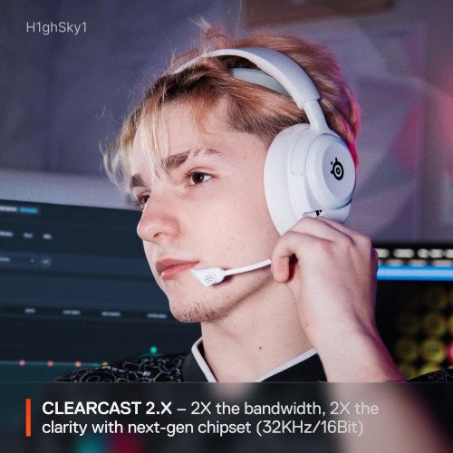 Купити Навушники SteelSeries Arctis Nova 5 Wireless MultiPlatform (61671) White - ціна в Києві, Львові, Вінниці, Хмельницькому, Франківську, Україні | інтернет-магазин TELEMART.UA фото