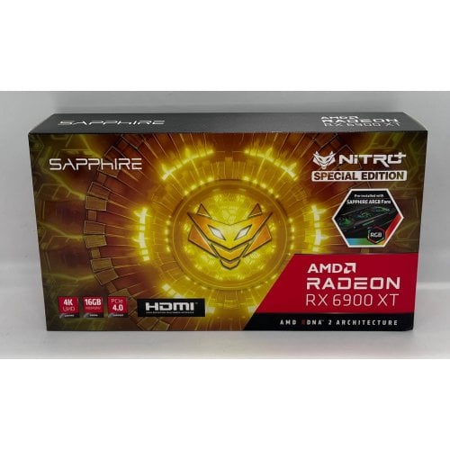 Купить Видеокарта Sapphire Radeon RX 6900 XT NITRO+ SE 16384MB (11308-03-20G) (Восстановлено продавцом, 693327) с проверкой совместимости: обзор, характеристики, цена в Киеве, Днепре, Одессе, Харькове, Украине | интернет-магазин TELEMART.UA фото