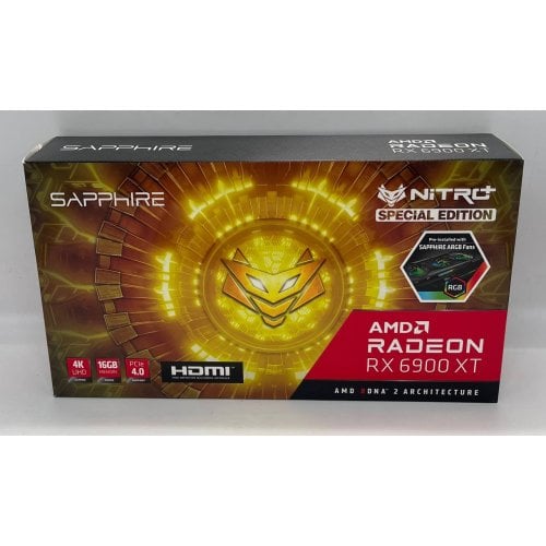 Купить Видеокарта Sapphire Radeon RX 6900 XT NITRO+ SE 16384MB (11308-03-20G) (Восстановлено продавцом, 693332) с проверкой совместимости: обзор, характеристики, цена в Киеве, Днепре, Одессе, Харькове, Украине | интернет-магазин TELEMART.UA фото