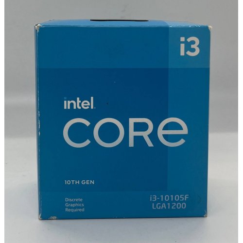 Купить Процессор Intel Core i3-10105F 3.7(4.4)GHz 6MB s1200 Box (BX8070110105F) (Восстановлено продавцом, 693667) с проверкой совместимости: обзор, характеристики, цена в Киеве, Днепре, Одессе, Харькове, Украине | интернет-магазин TELEMART.UA фото