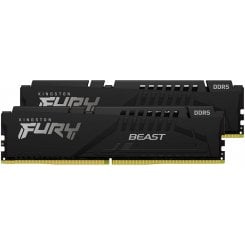 Озу Kingston DDR5 32GB (2x16GB) 6000Mhz FURY Beast Black (KF560C40BBK2-32) (Восстановлено продавцом, 693670)