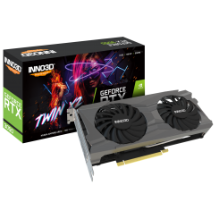 Видеокарта Inno3D GeForce RTX 3050 Twin X2 8192MB (N30502-08D6-1190VA42) (Восстановлено продавцом, 693897)