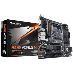 Материнская плата Gigabyte B450 AORUS M (sAM4, AMD B450) (Восстановлено продавцом, 694036)