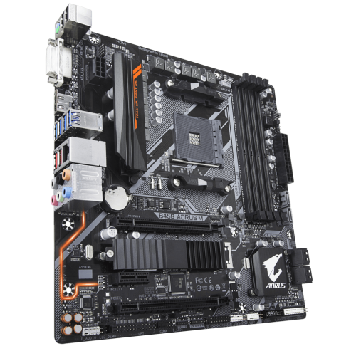 Купить Материнская плата Gigabyte B450 AORUS M (sAM4, AMD B450) (Восстановлено продавцом, 694036) с проверкой совместимости: обзор, характеристики, цена в Киеве, Днепре, Одессе, Харькове, Украине | интернет-магазин TELEMART.UA фото