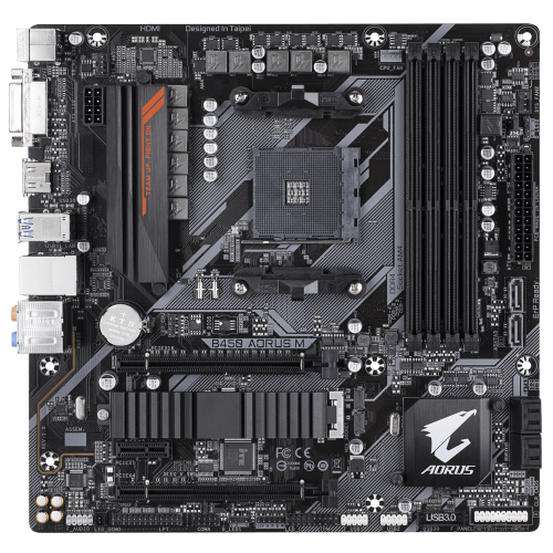 Купить Материнская плата Gigabyte B450 AORUS M (sAM4, AMD B450) (Восстановлено продавцом, 694036) с проверкой совместимости: обзор, характеристики, цена в Киеве, Днепре, Одессе, Харькове, Украине | интернет-магазин TELEMART.UA фото