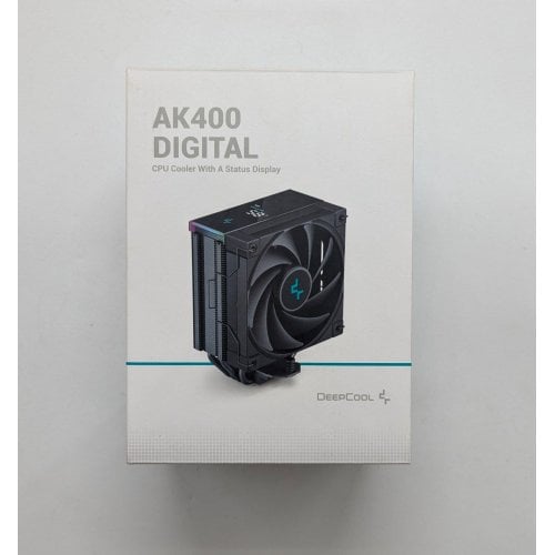 Купить Кулер Deepcool AK400 DIGITAL (R-AK400-BKADMN-G) Black (Восстановлено продавцом, 694239) с проверкой совместимости: обзор, характеристики, цена в Киеве, Днепре, Одессе, Харькове, Украине | интернет-магазин TELEMART.UA фото