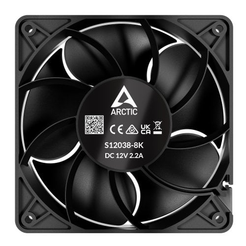 Кулер для корпуса Arctic S12038-8K (3-Fan Pack) (ACFAN00302A) Black купити з перевіркою сумісності: огляд, характеристики, ціна у Києві, Львові, Вінниці, Хмельницькому, Івано-Франківську, Україні | інтернет-магазин TELEMART.UA фото