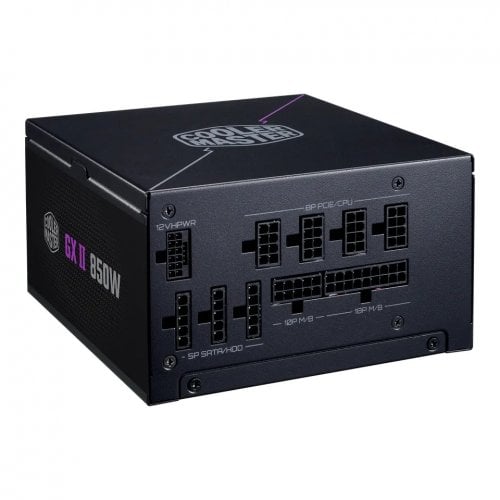 Блок живлення Cooler Master GX II Gold 850W (MPX-8503-AFAG-2BEU) купити з перевіркою сумісності: огляд, характеристики, ціна у Києві, Львові, Вінниці, Хмельницькому, Івано-Франківську, Україні | інтернет-магазин TELEMART.UA фото