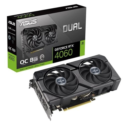 Уцінка відеокарта Asus Dual GeForce RTX 4060 EVO OC 8192MB (DUAL-RTX4060-O8G-EVO) (Сліди використання, 694618) купити з перевіркою сумісності: огляд, характеристики, ціна у Києві, Львові, Вінниці, Хмельницькому, Івано-Франківську, Україні | інтернет-магазин TELEMART.UA фото