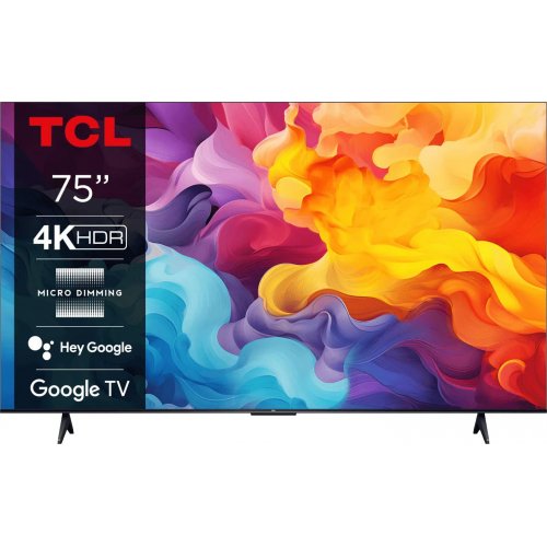 Купить Телевизор TCL 75" 75P69B Black - цена в Харькове, Киеве, Днепре, Одессе
в интернет-магазине Telemart фото