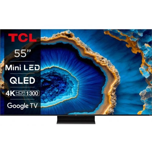 Купити Телевізор TCL 55" 55MQLED80 Black - ціна в Києві, Львові, Вінниці, Хмельницькому, Франківську, Україні | інтернет-магазин TELEMART.UA фото