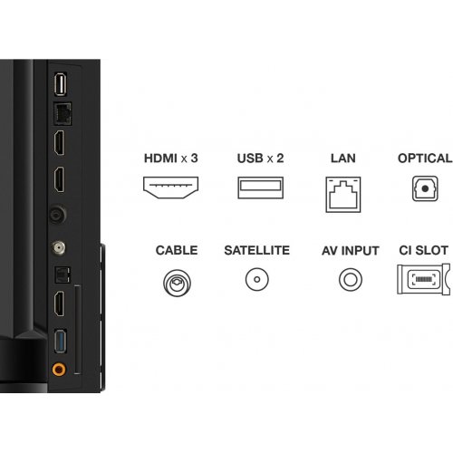 Купить Телевизор TCL 85" 85T7B Black - цена в Харькове, Киеве, Днепре, Одессе
в интернет-магазине Telemart фото