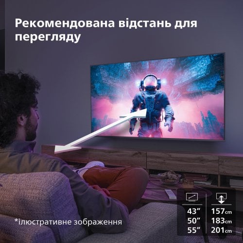 Купити Телевізор Philips 55" 55PUS7609/12 Black - ціна в Києві, Львові, Вінниці, Хмельницькому, Франківську, Україні | інтернет-магазин TELEMART.UA фото