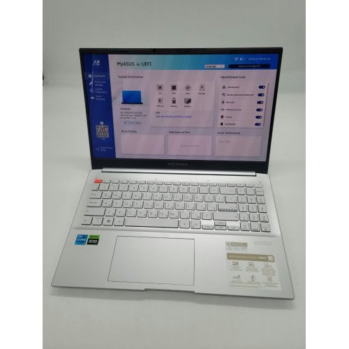 Купить Уценка ноутбук Asus Vivobook Pro 15 OLED K6502VU-MA095 (90NB1132-M00490) Cool Silver (Витринный образец, 694659) - цена в Харькове, Киеве, Днепре, Одессе
в интернет-магазине Telemart фото