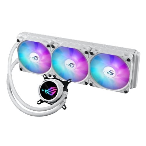 Купить Готовая СВО Asus ROG Strix LC III 360 ARGB (90RC00T2-M0UAY0) White с проверкой совместимости: обзор, характеристики, цена в Киеве, Днепре, Одессе, Харькове, Украине | интернет-магазин TELEMART.UA фото