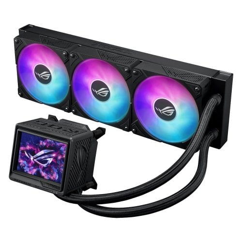 Купить Готовая СВО Asus ROG Ryujin III 360 ARGB Extreme (90RC0131-M0EAY0) Black с проверкой совместимости: обзор, характеристики, цена в Киеве, Днепре, Одессе, Харькове, Украине | интернет-магазин TELEMART.UA фото