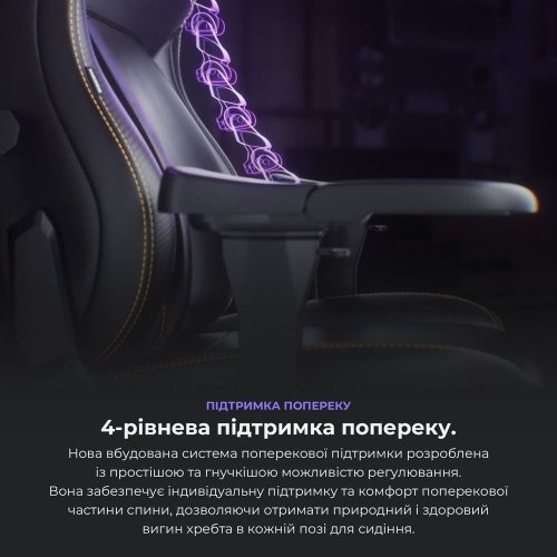 Ігрове крісло Anda Seat Kaiser 4 L Fabric (AD12YDDC-L-20-B-CF) Black купити в Україні: Київ, Львів, Хмельницький, Тернопіль, Івано-Франківськ | Низька ціна, відгуки, характеристики від TELEMART фото