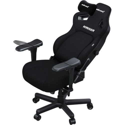 Купити Ігрове крісло Anda Seat Kaiser 4 L Fabric (AD12YDDC-L-20-B-CF) Black - ціна в Києві, Львові, Вінниці, Хмельницькому, Франківську, Україні | інтернет-магазин TELEMART.UA фото