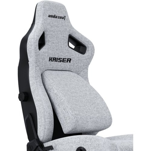 Купити Ігрове крісло Anda Seat Kaiser 4 L Fabric (AD12YDDC-L-20-G-CF) Gray - ціна в Києві, Львові, Вінниці, Хмельницькому, Франківську, Україні | інтернет-магазин TELEMART.UA фото