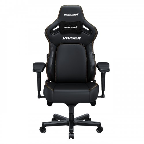 Игровое кресло Anda Seat Kaiser 4 L (AD12YDDC-L-20-B-PV/C) Black купить в Украине: Киев, Днепр, Харьков, Одесса  | Низкая цена, отзывы, характеристики от TELEMART фото