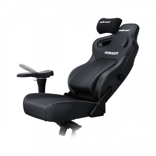 Игровое кресло Anda Seat Kaiser 4 L (AD12YDDC-L-20-B-PV/C) Black купить в Украине: Киев, Днепр, Харьков, Одесса  | Низкая цена, отзывы, характеристики от TELEMART фото