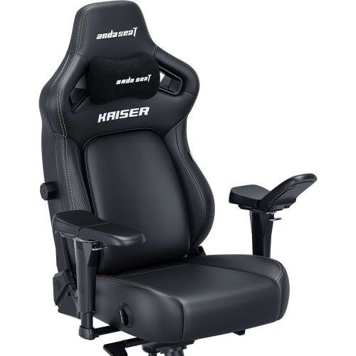 Купити Ігрове крісло Anda Seat Kaiser 4 L (AD12YDDC-L-20-B-PV/C) Black - ціна в Києві, Львові, Вінниці, Хмельницькому, Франківську, Україні | інтернет-магазин TELEMART.UA фото