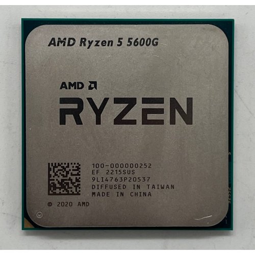 Купить Процессор AMD Ryzen 5 5600G 3.9(4.4)GHz 16MB sAM4 Tray (100-000000252) (Восстановлено продавцом, 695045) с проверкой совместимости: обзор, характеристики, цена в Киеве, Днепре, Одессе, Харькове, Украине | интернет-магазин TELEMART.UA фото