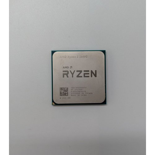 Купить Процессор AMD Ryzen 5 5600G 3.9(4.4)GHz 16MB sAM4 Tray (100-000000252) (Восстановлено продавцом, 695050) с проверкой совместимости: обзор, характеристики, цена в Киеве, Днепре, Одессе, Харькове, Украине | интернет-магазин TELEMART.UA фото