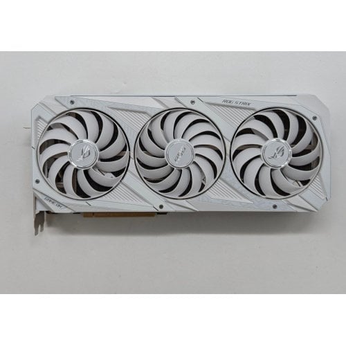 Відеокарта Asus ROG GeForce RTX 3080 STRIX OC White 10240MB (ROG-STRIX-RTX3080-O10G-WHITE-V2 FR) Factory Recertified (Відновлено продавцем, 695103) купити з перевіркою сумісності: огляд, характеристики, ціна у Києві, Львові, Вінниці, Хмельницькому, Івано-Франківську, Україні | інтернет-магазин TELEMART.UA фото