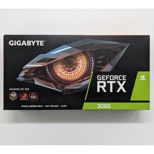 Купить Видеокарта Gigabyte GeForce RTX 3060 Gaming OC 12288MB (GV-N3060GAMING OC-12GD 2.0) (Восстановлено продавцом, 695110) с проверкой совместимости: обзор, характеристики, цена в Киеве, Днепре, Одессе, Харькове, Украине | интернет-магазин TELEMART.UA фото