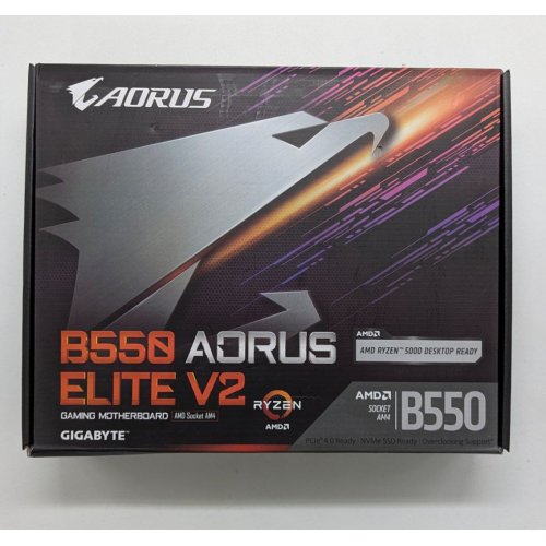 Материнська плата Gigabyte B550 AORUS ELITE V2 (sAM4, AMD B550) (Відновлено продавцем, 695392) купити з перевіркою сумісності: огляд, характеристики, ціна у Києві, Львові, Вінниці, Хмельницькому, Івано-Франківську, Україні | інтернет-магазин TELEMART.UA фото