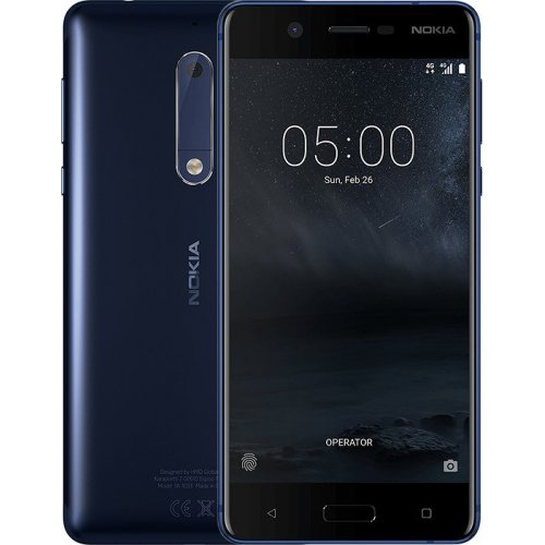 Купить Смартфон Nokia 5 Dual Sim Tempered Blue - цена в Харькове, Киеве, Днепре, Одессе
в интернет-магазине Telemart фото