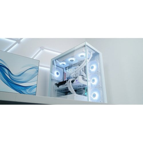 Photo Deepcool CG580 Tempered Glass without PSU (R-CG580-WHNDA0-G-1) White