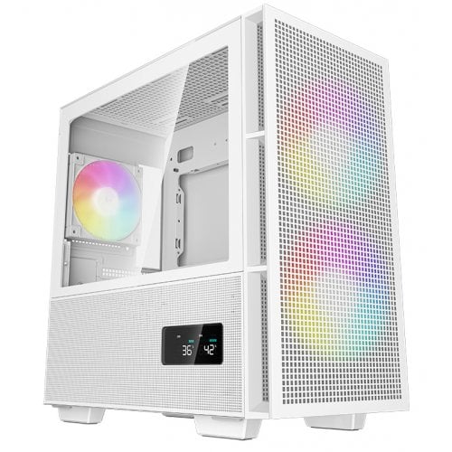 Photo Deepcool CH360 Digital Tempered Glass without PSU (R-CH360-WHAPE3D-G-1) White