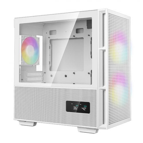 Photo Deepcool CH360 Digital Tempered Glass without PSU (R-CH360-WHAPE3D-G-1) White