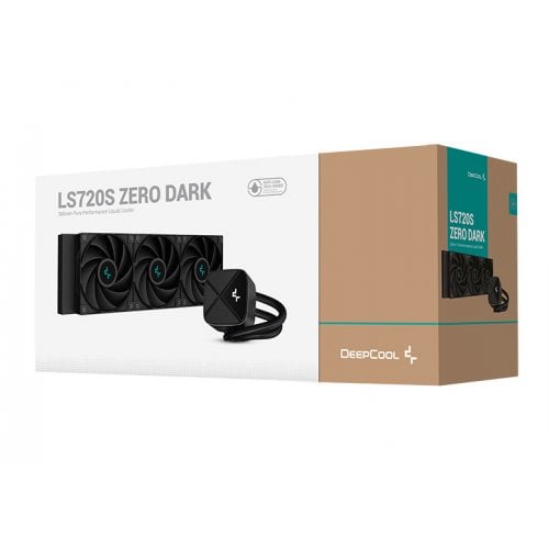 Купить Готовая СВО Deepcool LS720S ZERO DARK (R-LS720-BKNNMM-G-1) с проверкой совместимости: обзор, характеристики, цена в Киеве, Днепре, Одессе, Харькове, Украине | интернет-магазин TELEMART.UA фото