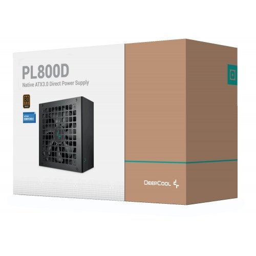 Блок живлення Deepcool PL800D 800W (R-PL800D-FC0B-EU) купити з перевіркою сумісності: огляд, характеристики, ціна у Києві, Львові, Вінниці, Хмельницькому, Івано-Франківську, Україні | інтернет-магазин TELEMART.UA фото