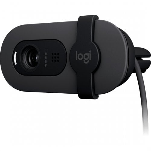 Купить Веб-камера Logitech Brio 105 (960-001592) Graphite - цена в Харькове, Киеве, Днепре, Одессе
в интернет-магазине Telemart фото