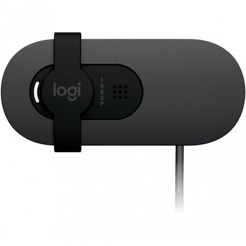 Купить Веб-камера Logitech Brio 105 (960-001592) Graphite - цена в Харькове, Киеве, Днепре, Одессе
в интернет-магазине Telemart фото