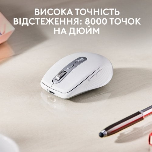 Купить Мышка Logitech MX Anywhere 3S for Business Wireless (910-006959) Pale Gray - цена в Харькове, Киеве, Днепре, Одессе
в интернет-магазине Telemart фото