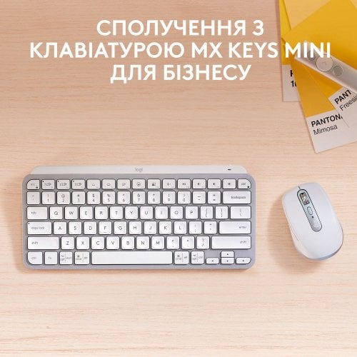 Купить Мышка Logitech MX Anywhere 3S for Business Wireless (910-006959) Pale Gray - цена в Харькове, Киеве, Днепре, Одессе
в интернет-магазине Telemart фото