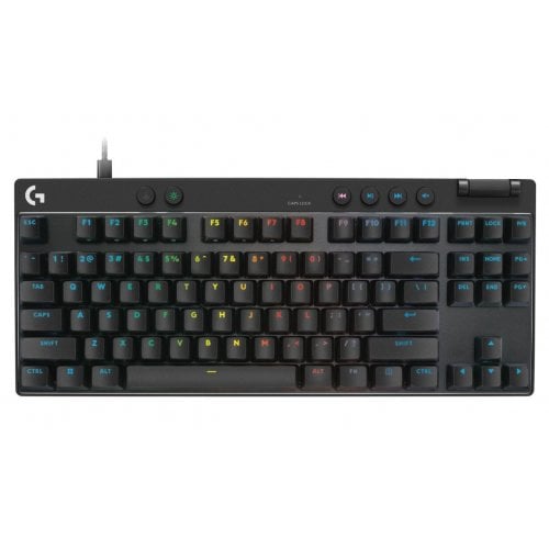 Купить Клавиатура Logitech Pro X TKL Rapid Magnetic Analog Switches (920-013131) Black - цена в Харькове, Киеве, Днепре, Одессе
в интернет-магазине Telemart фото