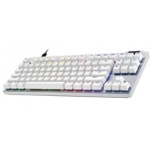 Купить Клавиатура Logitech Pro X TKL Rapid Magnetic Analog Switches (920-013132) White - цена в Харькове, Киеве, Днепре, Одессе
в интернет-магазине Telemart фото