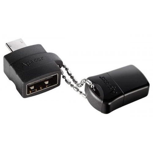 Фото Накопитель Apacer A610 8GB OTG USB 2.0 Black A610 (AP8GA610PB-1)