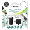 Фото Накопитель Apacer A610 8GB OTG USB 2.0 Black A610 (AP8GA610PB-1)