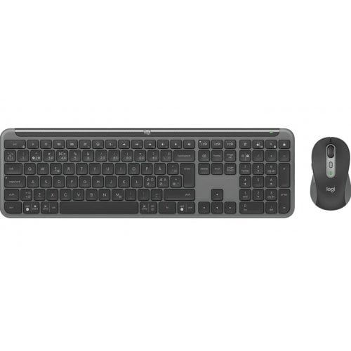 Купити Комплект Logitech MK950 Combo Wireless (920-012490) Graphite - ціна в Києві, Львові, Вінниці, Хмельницькому, Франківську, Україні | інтернет-магазин TELEMART.UA фото