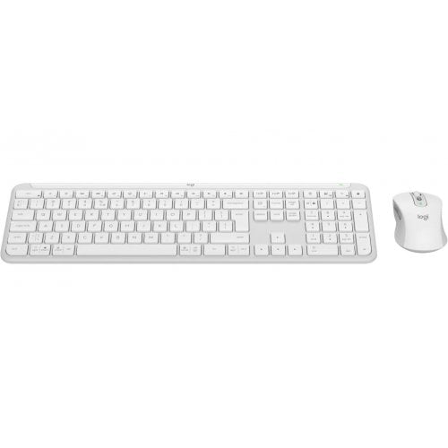 Купити Комплект Logitech MK950 Combo Wireless (920-012491) Off-White - ціна в Києві, Львові, Вінниці, Хмельницькому, Франківську, Україні | інтернет-магазин TELEMART.UA фото